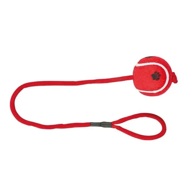 Trixie Tennisball am Seil – Spielspaß für Hund und Halter