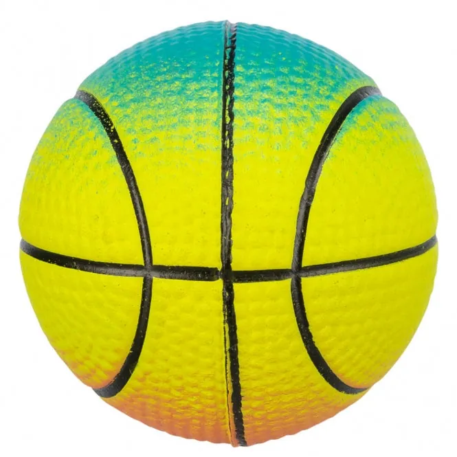 Trixie Neonball aus Moosgummi – geräuschlos und schwimmfähig
