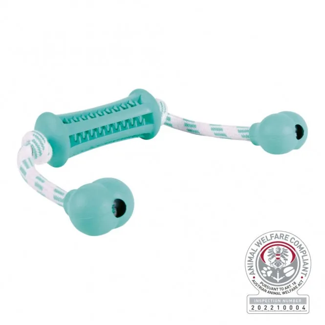 Trixie Denta Fun Stick mit Seil – für Zahnpflege und Spiel