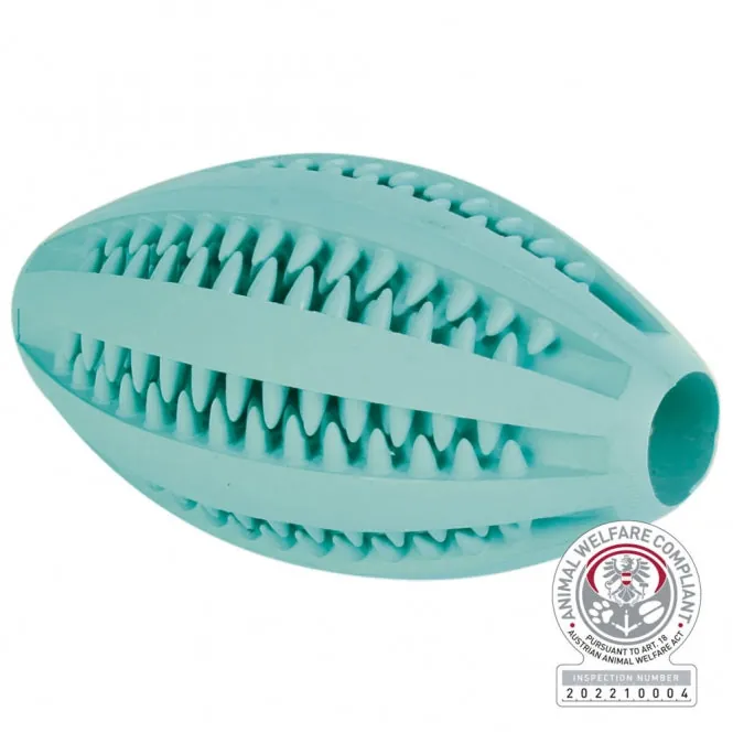 Trixie Denta Fun Rugbyball mit Minzgeschmack – für Zahnpflege