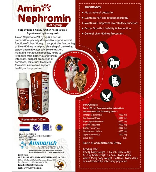 Aminorich Nutrients Pet Syrup 200ml