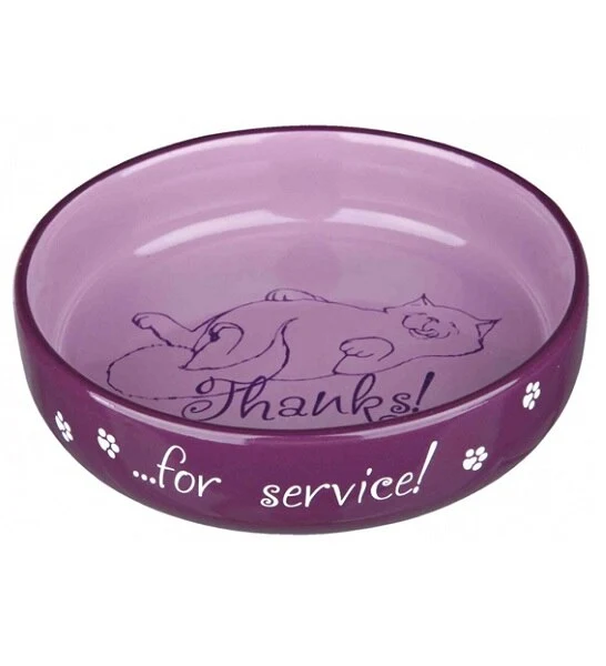 Trixie Ceramic Bowl for Short-Nose Cat Breeds