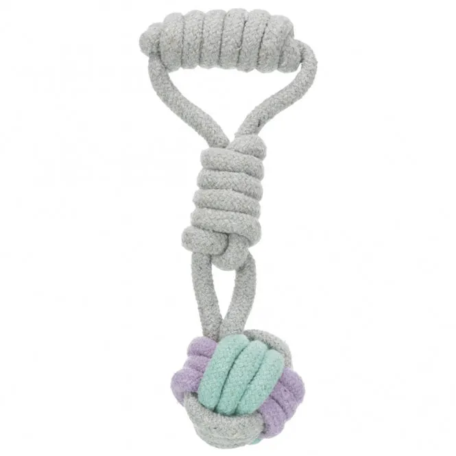 Trixie Junior Spieltau mit eingeflochtenem Ball – ideal für Welpen und kleine Hunde