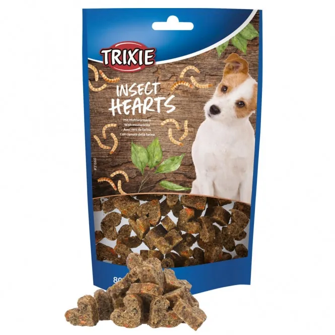 Trixie Insect Hearts - 80g – glutenfrei