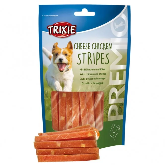 Trixie PREMIO Cheese Chicken Stripes - 100g – glutenfrei