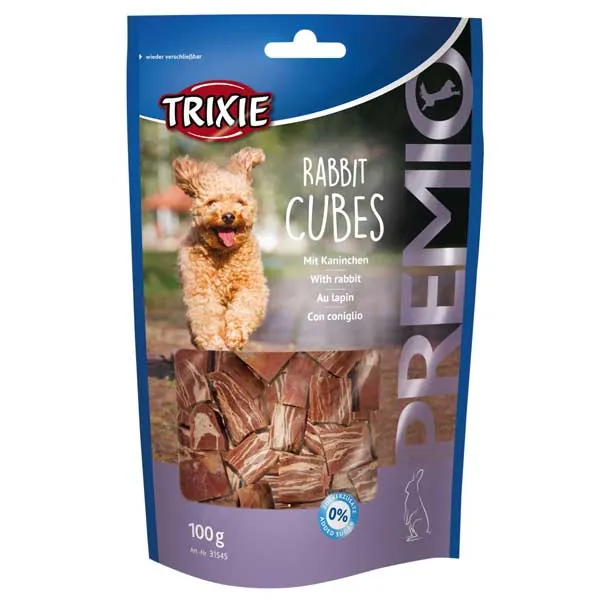 Trixie PREMIO Rabbit Cubes - 100g – glutenfrei