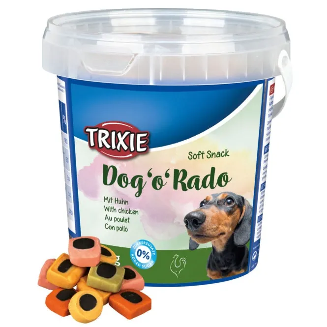 Trixie Soft SnackDog`o`Rado 500g Eimer – Zuckerfrei