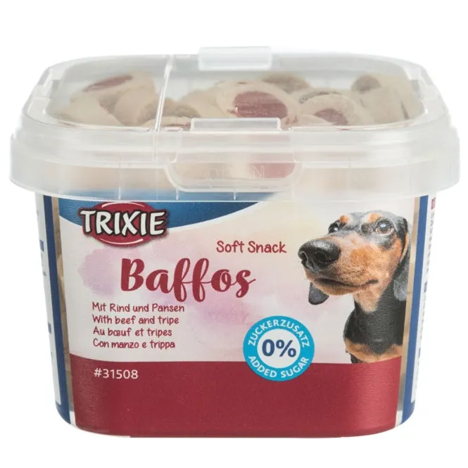 Trixie Soft Snack Baffos Rind und Pansen - 140g – Zuckerfrei