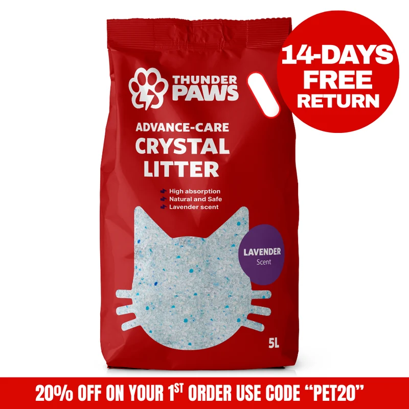 Thunder Paws Advance Care Non-Clumping Crystal Cat Litter