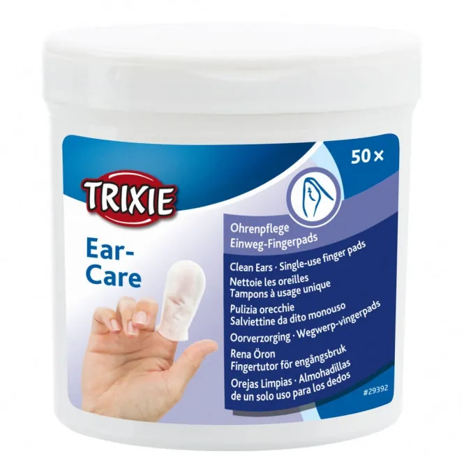 Trixie Ohrenpflege Einweg-Fingerpads - 50 Stück
