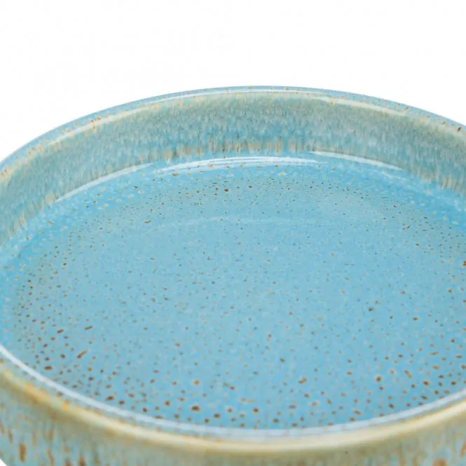 Trixie flacher Keramiknapf mit Musterung – 0,25 l
