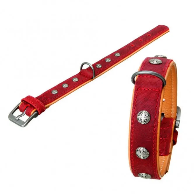 Karlie BUFFALO ORIENTAL Halsband – weiches Büffelleder, 30 mm