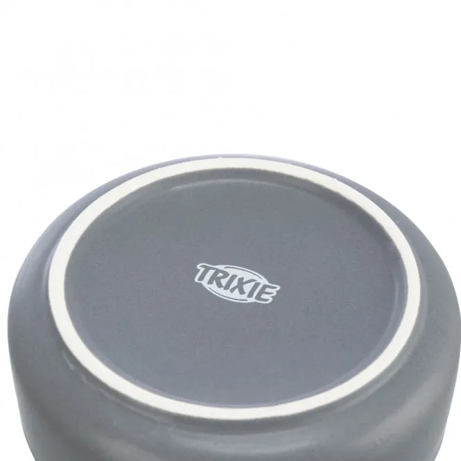 Trixie Napf-Set aus Keramik/Holz – rutschfest, 0,3 l