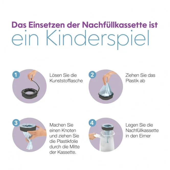 LitterLocker by Litter Genie XL-Nachfüllkassette - für 3 Monate