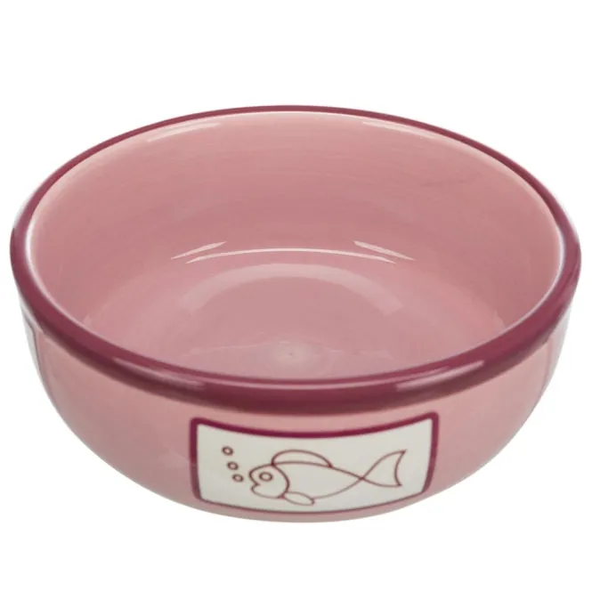 Trixie Keramiknapf mit Fischmotiv – 0,35 l