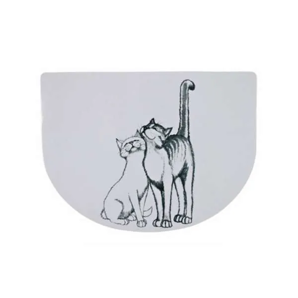 Trixie Napfunterlage SCHMUSEKATZEN – rutschfest, abwaschbar, 40 x 30 cm