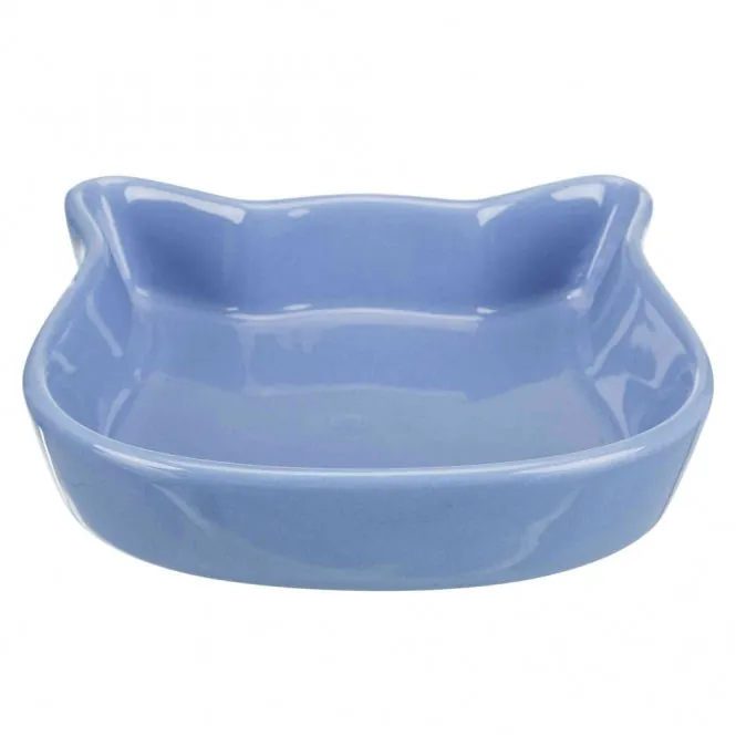 Trixie Keramiknapf Katzenkopf – ausgefallenes Design, 0,25 l
