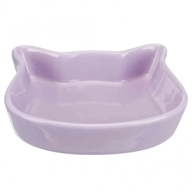 Trixie Keramiknapf Katzenkopf – ausgefallenes Design, 0,25 l
