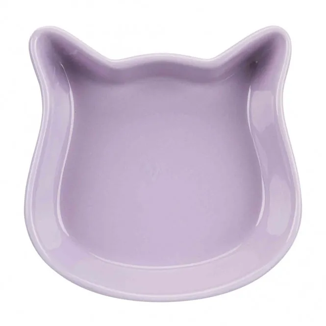 Trixie Keramiknapf Katzenkopf – ausgefallenes Design, 0,25 l