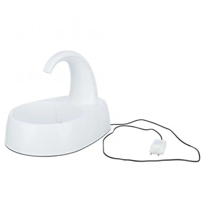 Trixie Trinkbrunnen Curved Stream für frisches Wasser – bessere Wasserqualität