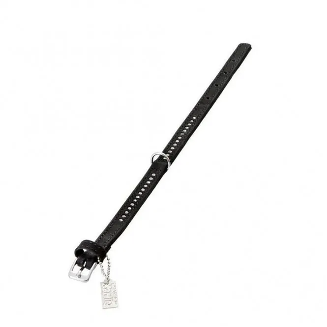 Karlie Buffalo Strass-Halsband - Schwarz 1-reihig, 24cm