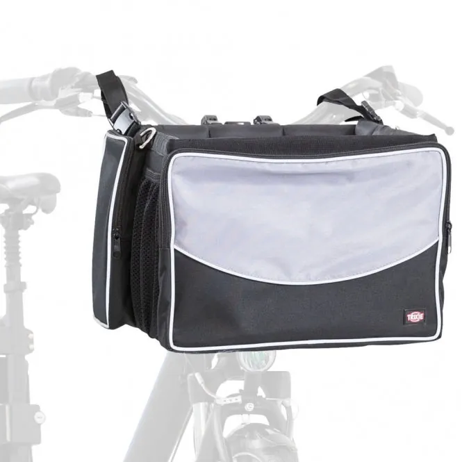 Trixie Fahrradtasche Front-Box - mit Metallhalterung und Außentaschen