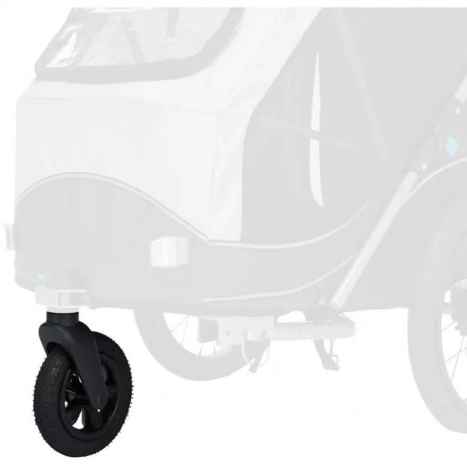Trixie Jogger-Frontrad für Fahrrad-Anhänger – hoher Fahrkomfort