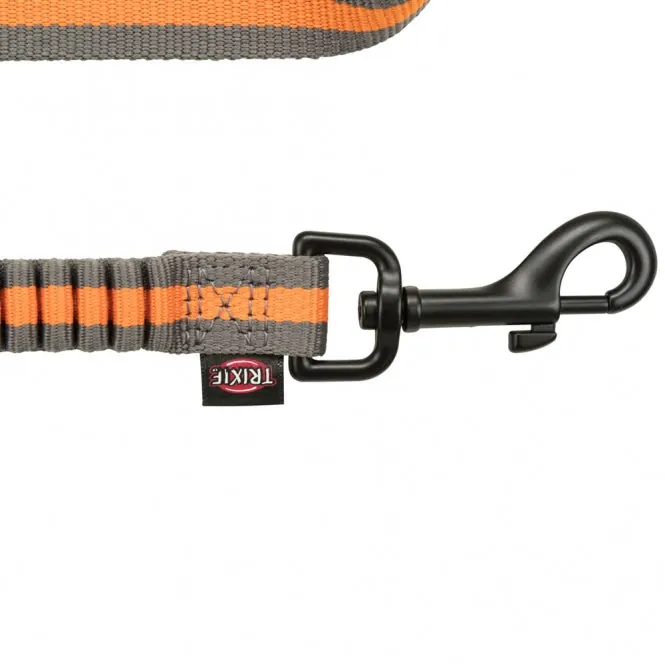 Trixie Jogging-Hundeleine - grafit/papaya