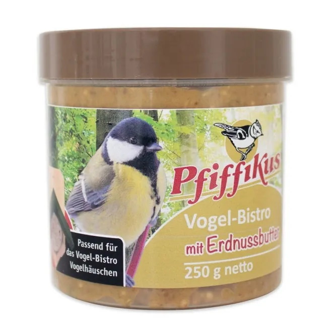 Pfiffikus Vogel-Bistro Erdnussbutter – gesunde Leckerei