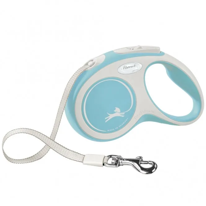 FLEXI Rollleine New COMFORT Gurt – mit Softgriff