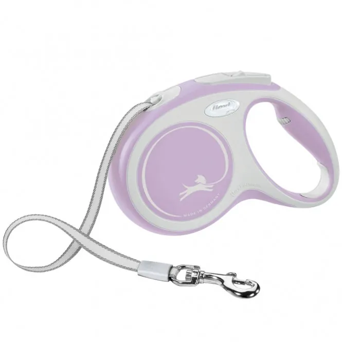 FLEXI Rollleine New COMFORT Gurt – mit Softgriff