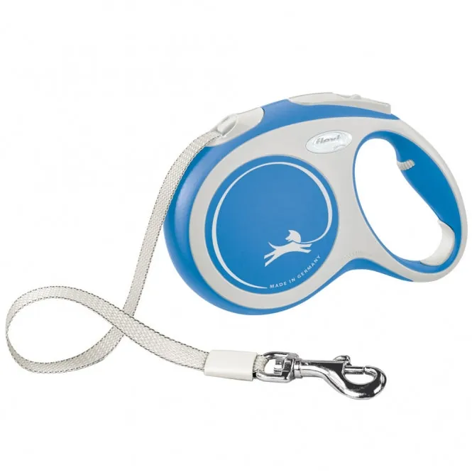 FLEXI Rollleine New COMFORT Gurt – mit Softgriff