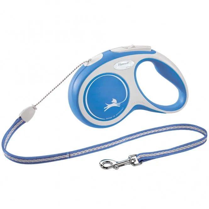 FLEXI Rollleine New COMFORT Seil – mit Softgriff & Kurzhub-Bremssystem