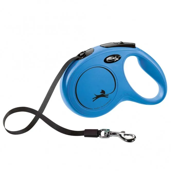 FLEXI Rollleine New CLASSIC Gurt – mit Kurzhub-Bremssystem
