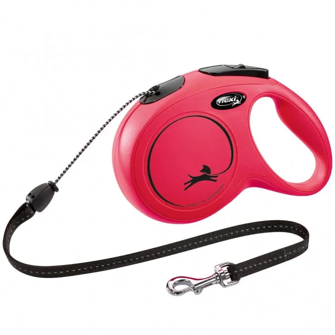 FLEXI Rollleine New CLASSIC Seil – mit Kurzhub-Bremssystem