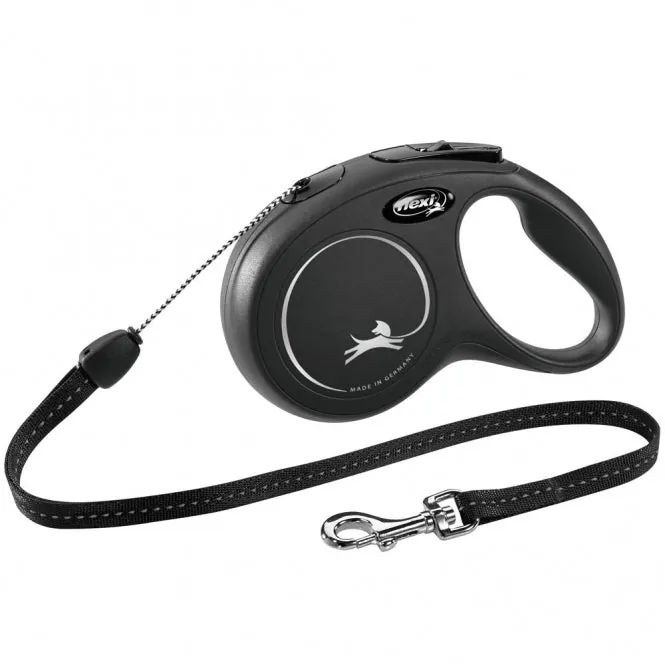 FLEXI Rollleine New CLASSIC Seil – mit Kurzhub-Bremssystem