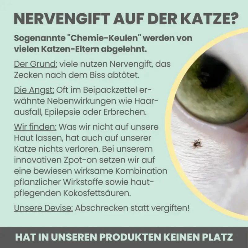 noms+ Zpot-on für Katzen