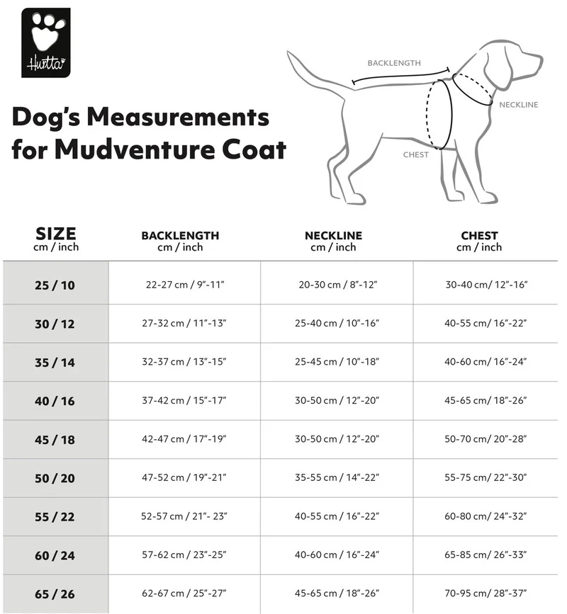 Hurtta Mudventure Reflective Coat – reflektierender Regenmantel für Hunde