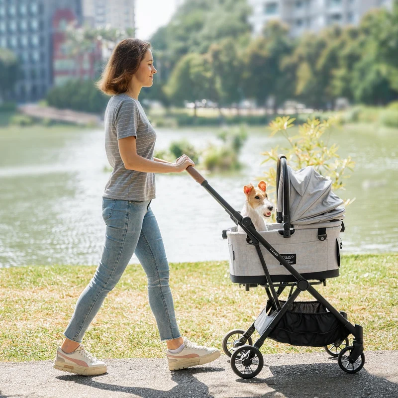 Flytta Plus – Abnehmbarer Haustier Buggy (bis zu 20 kg)
