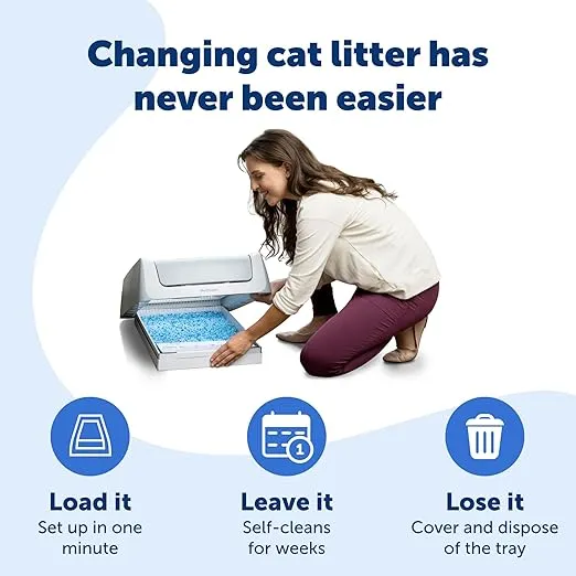 PetSafe ScoopFree Refill - Non-Clumping Crystal Cat Unscented Litter Tray 4.5lb