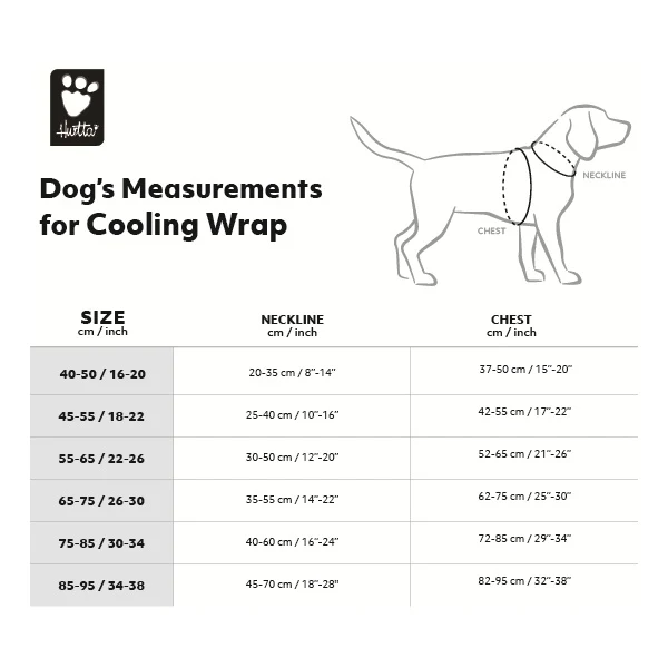Hurtta Cooling Wrap Kühlweste für Hunde