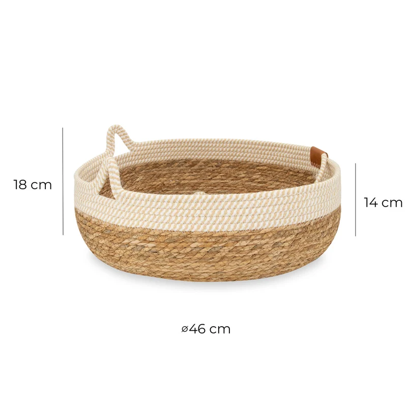 CARINIO TAIL – handgewebtes Katzenbett aus Wassergras & Baumwolle