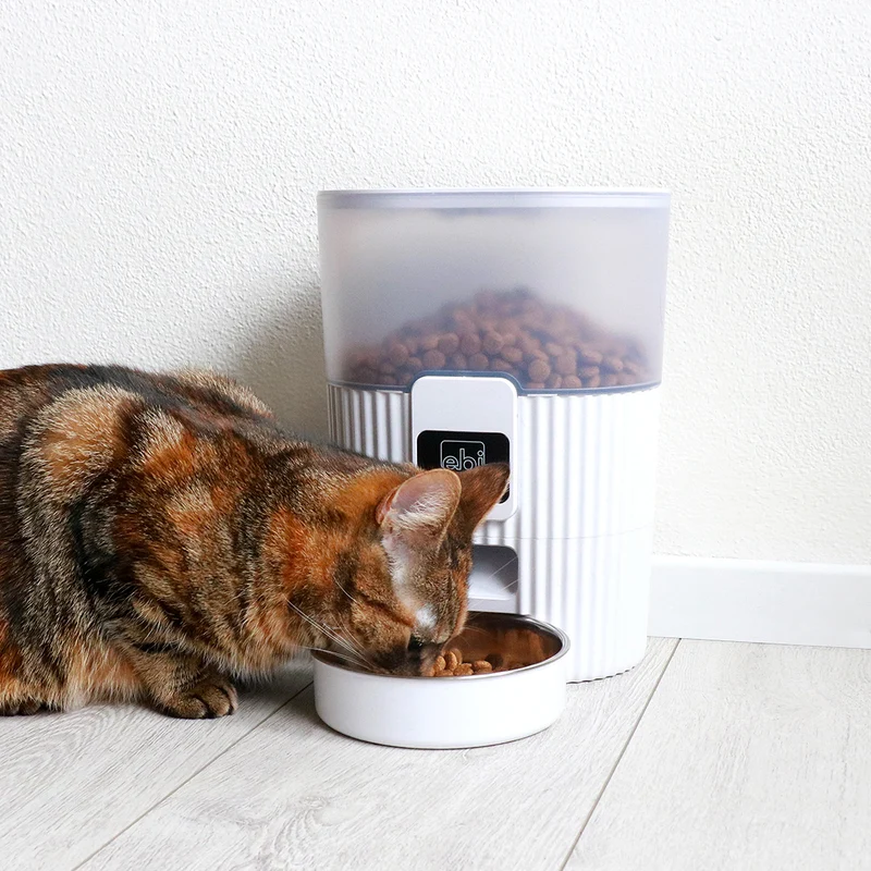 Ebi Tinago Programmable Smart Feeder For Dogs & Cats White 3.5L