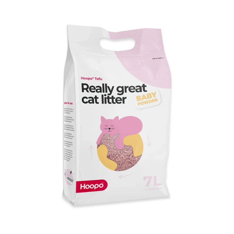 Katzenstreu TOFU Babypuder klumpend & staubfrei