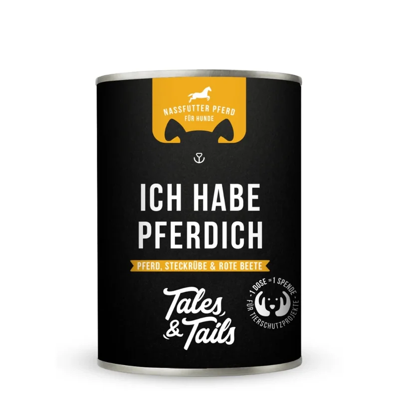 Tales & Tails Ich habe PFERDich – Nassfutter Pferd für Hunde