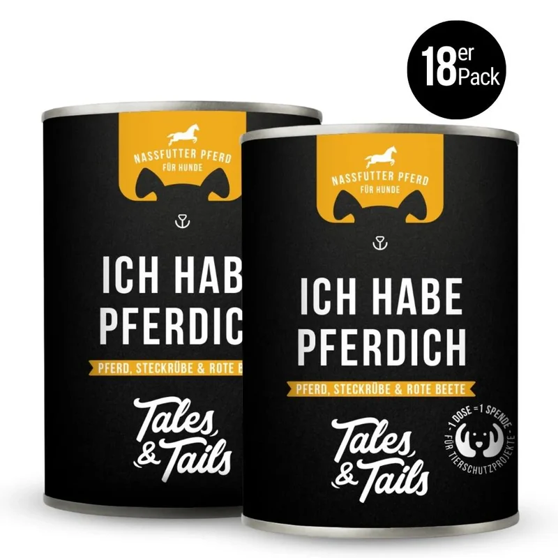 Tales & Tails Ich habe PFERDich – Nassfutter Pferd für Hunde