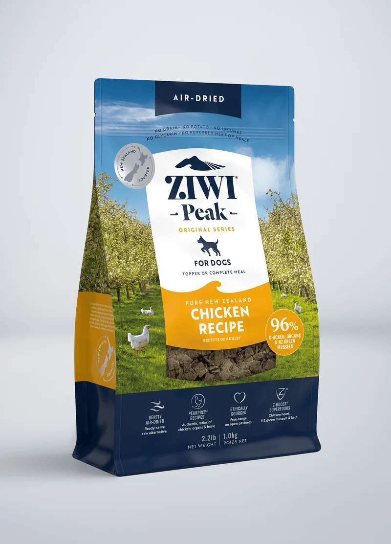 Expiry Date 20-Nov-26 ZIWI Peak Air Dried Free Range Chicken Dog Dry Food - 2.5KG