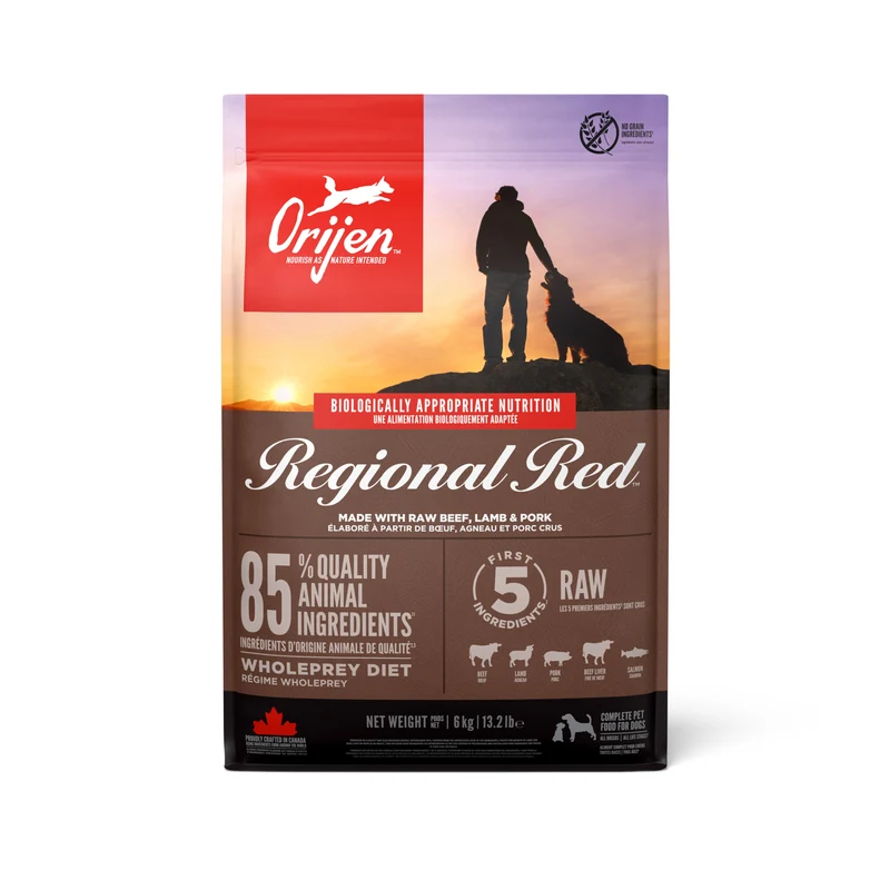 Expiry Date 01-Nov-26 Orijen Regional Red Dry Dog Food - 6KG