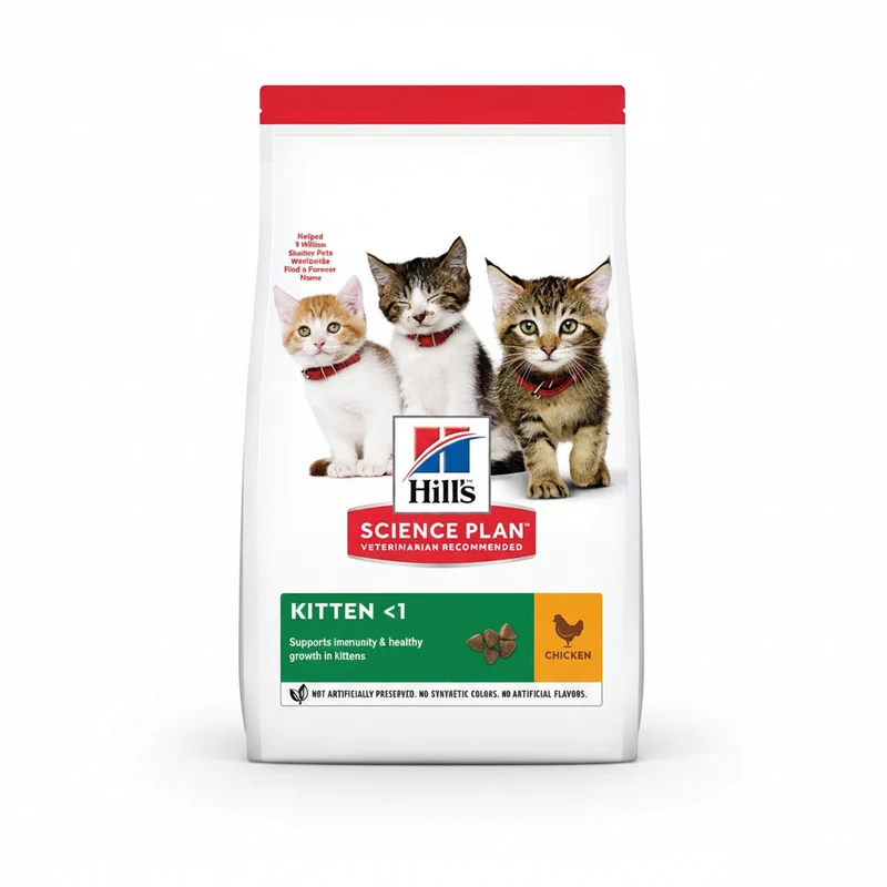 Expiry Date 30-Sep-26 Hill's Science Plan Kitten with Chicken Dry Food - 3KG