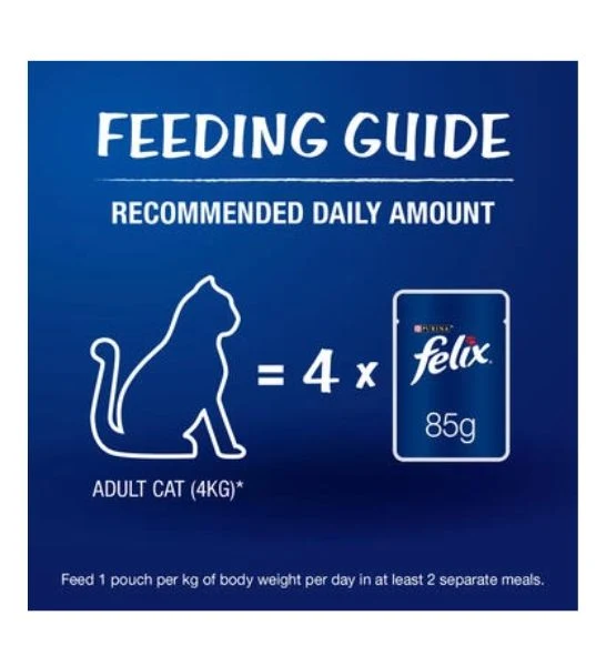PURINA Felix Sensations Jellies with Tuna and Spinach Wet Cat Food 85G